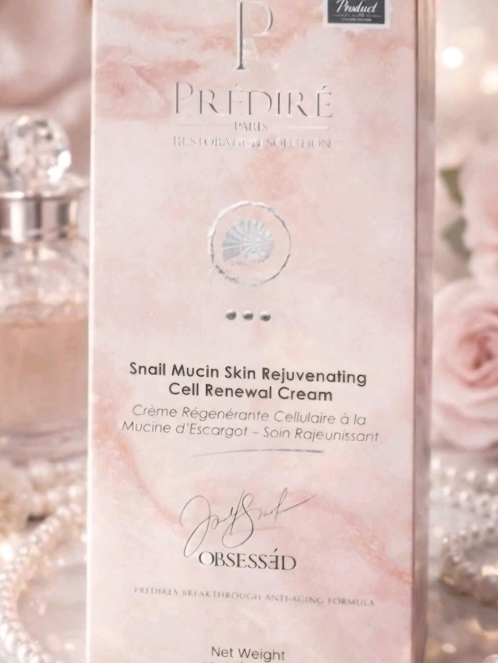 Prédiré Snail Mucin Cell Renewal Cream — Pink